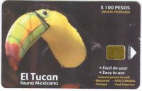 Mexico Telefonkarte (Chip): El Tucan